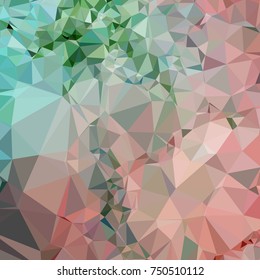 Low poly mosaic background. Template design, list, front page, brochure layout, banner, idea, cover, print, flyer, book, blank, card, ad, sign, sheet. Copy space. Vector clip art.