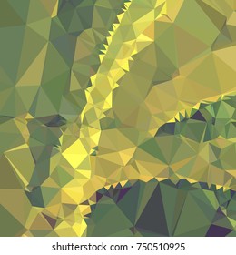 Low poly mosaic background. Template design, list, front page, brochure layout, banner, idea, cover, print, flyer, book, blank, card, ad, sign, sheet. Copy space. Vector clip art.