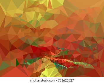 Low poly mosaic background. Template design, list, front page, brochure layout, banner, idea, cover, print, flyer, book, blank, card, sheet. Copy space. Vector clip art.