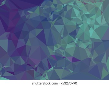 Low poly mosaic background. Template design, list, front page, brochure layout, banner, idea, cover, print, flyer, book, blank, card, sheet. Copy space. Vector clip art.