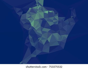 Low poly mosaic background. Template design, list, front page, brochure layout, banner, idea, cover, print, flyer, book, blank, card, sheet. Copy space. Vector clip art.
