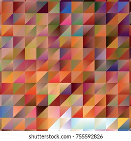 Low poly mosaic background. Template design, list, front page, brochure layout, banner, idea, cover, print, flyer, book, blank, card, sheet. Copy space. Vector clip art