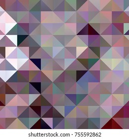 Low poly mosaic background. Template design, list, front page, brochure layout, banner, idea, cover, print, flyer, book, blank, card, sheet. Copy space. Vector clip art