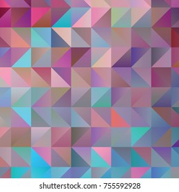 Low poly mosaic background. Template design, list, front page, brochure layout, banner, idea, cover, print, flyer, book, blank, card, sheet. Copy space. Vector clip art