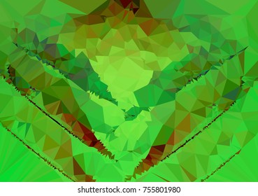 Low poly mosaic background. Template design, list, front page, brochure layout, banner, idea, cover, print, flyer, book, blank, card, sheet. Copy space. Vector clip art