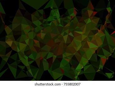 Low poly mosaic background. Template design, list, front page, brochure layout, banner, idea, cover, print, flyer, book, blank, card, sheet. Copy space. Vector clip art