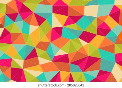 low poly Mosaic Background, Vector illustration, Creative Design Templates
