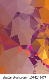 Low poly mosaic vertical background. Template design, list, front page, brochure layout, banner, idea, cover, print, flyer, book, blank, card, ad, sign, sheet. Copy space. Vector clip art.