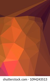Low poly mosaic vertical background. Template design, list, front page, brochure layout, banner, idea, cover, print, flyer, book, blank, card, ad, sign, sheet. Copy space. Vector clip art.
