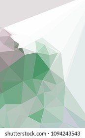 Low poly mosaic vertical background. Template design, list, front page, brochure layout, banner, idea, cover, print, flyer, book, blank, card, ad, sign, sheet. Copy space. Vector clip art.