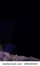 Low poly mosaic vertical background. Template design, list, front page, brochure layout, banner, idea, cover, print, flyer, book, blank, card, ad, sign, sheet. Copy space. Vector clip art.