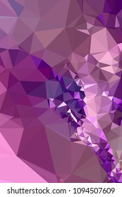 Low poly mosaic vertical background. Template design, list, front page, brochure layout, banner, idea, cover, print, flyer, book, blank, card, ad, sign, sheet. Copy space. Vector clip art.