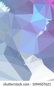 Low poly mosaic vertical background. Template design, list, front page, brochure layout, banner, idea, cover, print, flyer, book, blank, card, ad, sign, sheet. Copy space. Vector clip art.