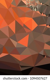 Low poly mosaic vertical background. Template design, list, front page, brochure layout, banner, idea, cover, print, flyer, book, blank, card, ad, sign, sheet. Copy space. Vector clip art.
