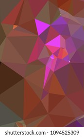 Low poly mosaic vertical background. Template design, list, front page, brochure layout, banner, idea, cover, print, flyer, book, blank, card, ad, sign, sheet. Copy space. Vector clip art.