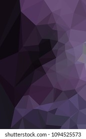 Low poly mosaic vertical background. Template design, list, front page, brochure layout, banner, idea, cover, print, flyer, book, blank, card, ad, sign, sheet. Copy space. Vector clip art.