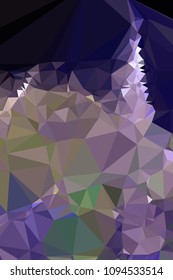 Low poly mosaic vertical background. Template design, list, front page, brochure layout, banner, idea, cover, print, flyer, book, blank, card, ad, sign, sheet. Copy space. Vector clip art.