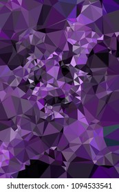 Low poly mosaic vertical background. Template design, list, front page, brochure layout, banner, idea, cover, print, flyer, book, blank, card, ad, sign, sheet. Copy space. Vector clip art.