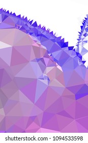 Low poly mosaic vertical background. Template design, list, front page, brochure layout, banner, idea, cover, print, flyer, book, blank, card, ad, sign, sheet. Copy space. Vector clip art.