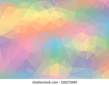 low poly pastel background
