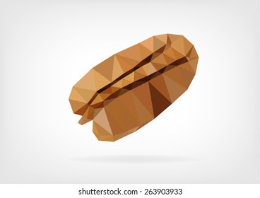 Low Poly Pecan nut