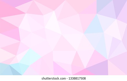 low poly pink background