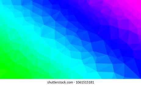 low poly poligon multicolor rainbow gradient vector background