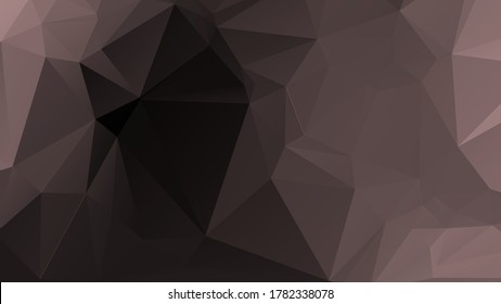 Low Poly / Polygon Dark Color Mode Abstract Background