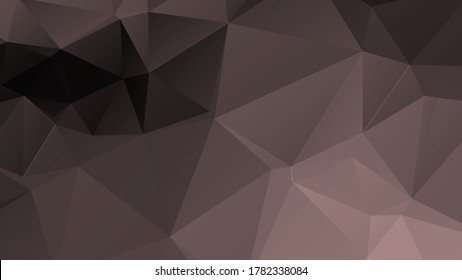 Low Poly / Polygon Dark Color Mode Abstract Background