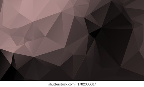 Low Poly / Polygon Dark Color Mode Abstract Background