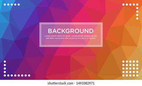 Low poly, polygonal  modern abstract Background Wallpaper Business, Office, Company, Modern card template for web, landing page, cover, ad, greeting card, promotion, presentation, publication.