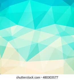 Low poly retro geometric background, vector illustration