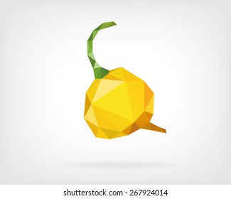 Low Poly "Seven Pot" Chili Pepper