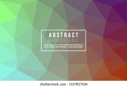 Low poly shapes composition. Colorful abstract geometric, low polygon modern background. Suitable eyecacth for persentation, web header or anything.