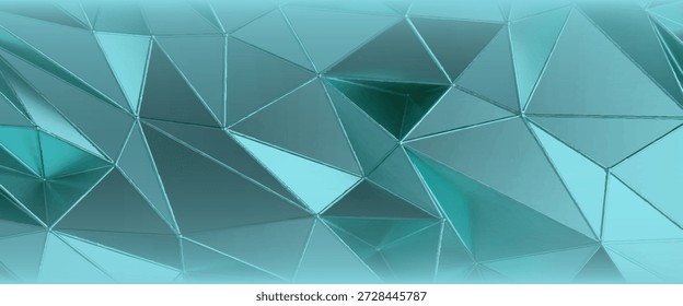 Bajo poli y brillo textura moderna. Fondo Abstractas de Formas geométricas y líneas en tono azul. Ilustración 3d