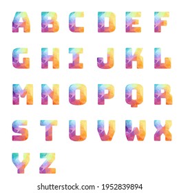 letras de estilo polo bajo aisladas en fondo blanco