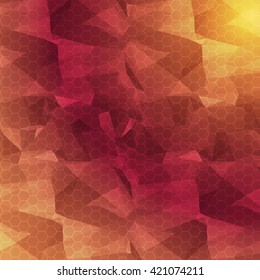 Low Poly Style Colorful Background Design