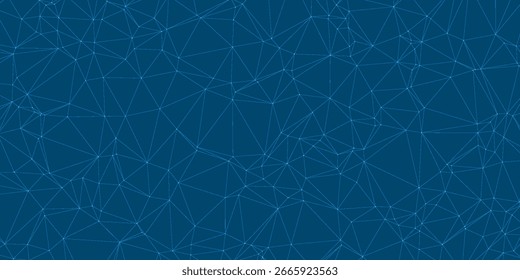 Fondo futurista de la tecnología del estilo bajo de Poly para el Vector de la conectividad de Internet

