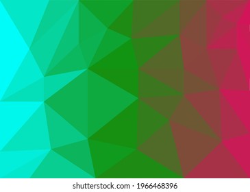 Low poly style illustration graphic background color.
