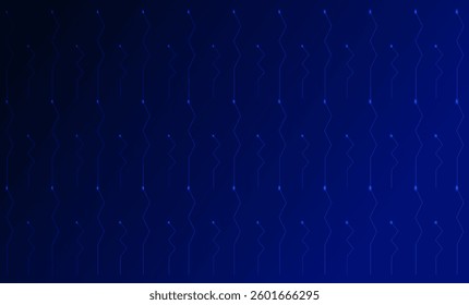 Low poly technology blue color vector background design