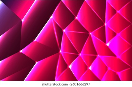Low poly technology blue color vector background design