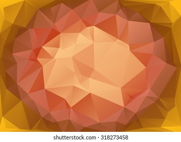 low poly tones rocky circular gradient background