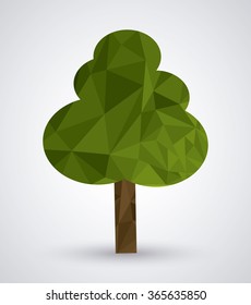 Low Poly tree design 