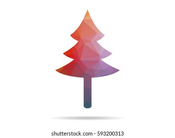 low poly tree nature