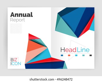 Low poly triangle abstract background