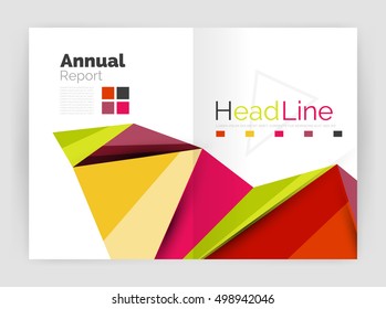 Low poly triangle abstract background