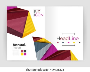 Low poly triangle abstract background