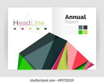 Low poly triangle abstract background