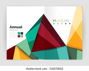 Low poly triangle abstract background