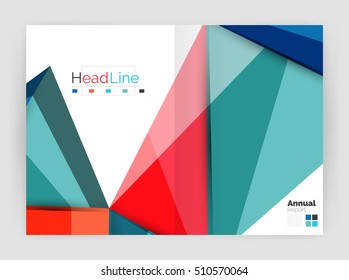 Low poly triangle abstract background